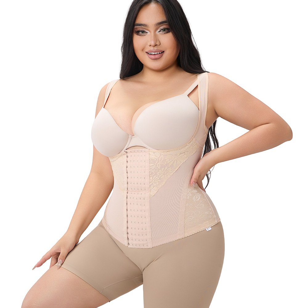 Plus Size High-Compression Bodysuit for Instant Slimming