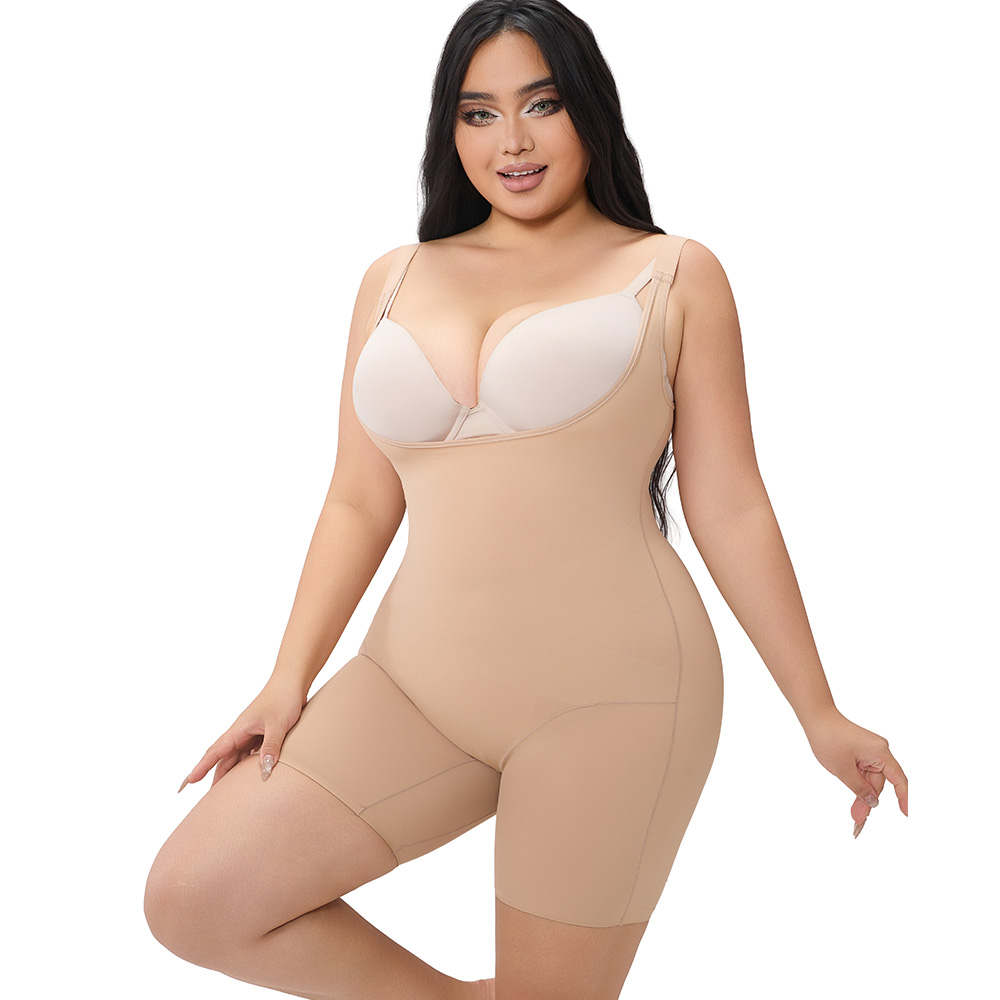 Slimming Seamless Bodysuit for Women Figure Hugging Tummy Control Romper