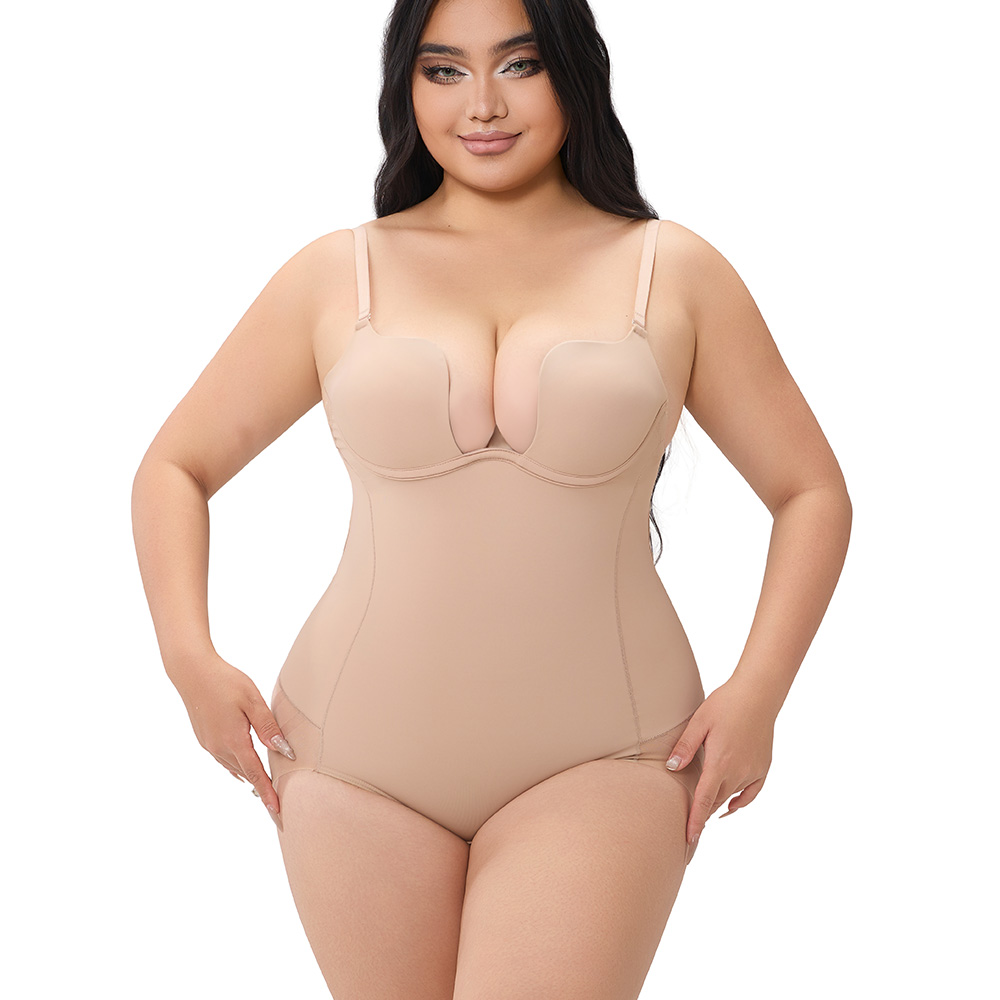 High-Waist Compression Bodysuit for Core Support