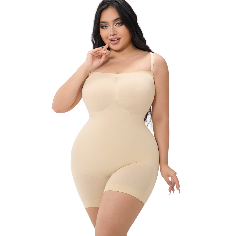 Seamless Sculpting Bodysuit with Shorts