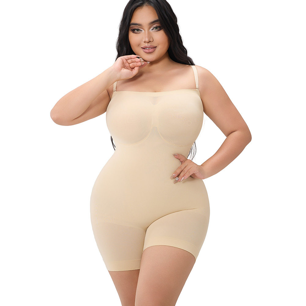 Seamless Sculpting Bodysuit with Shorts
