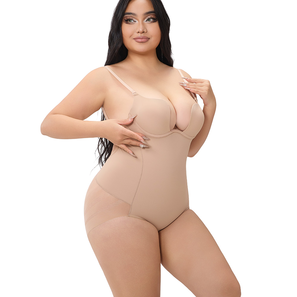 High-Waist Compression Bodysuit for Core Support