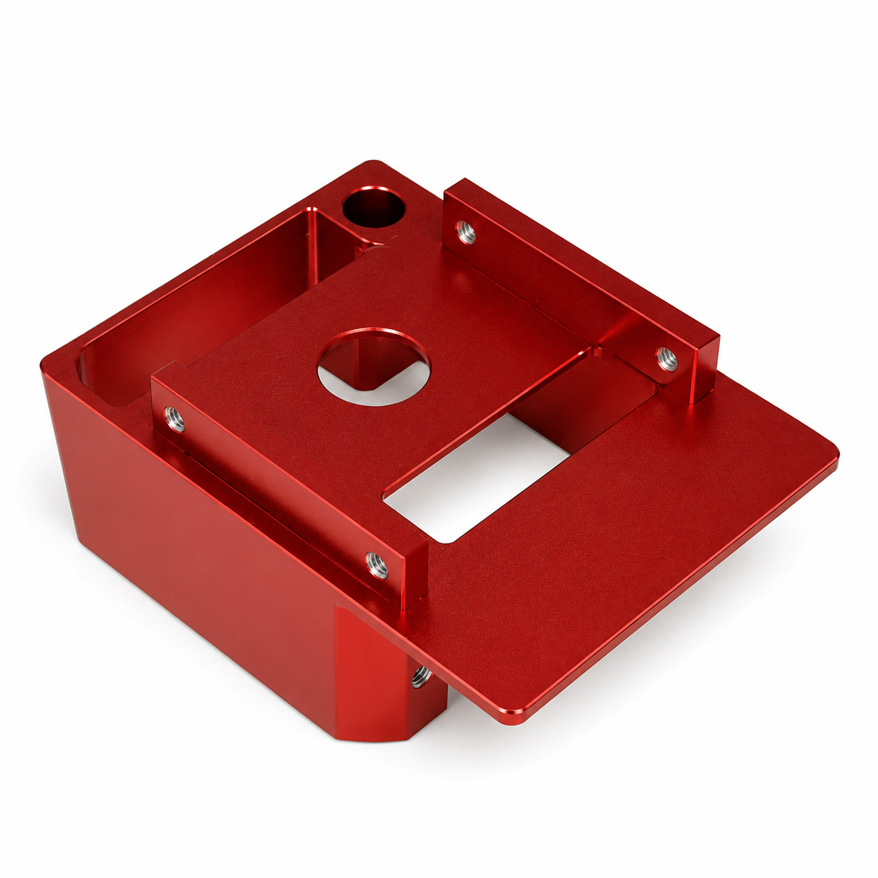 High-Precision CNC Milled Aluminum Components – Anodized & Polished Finish