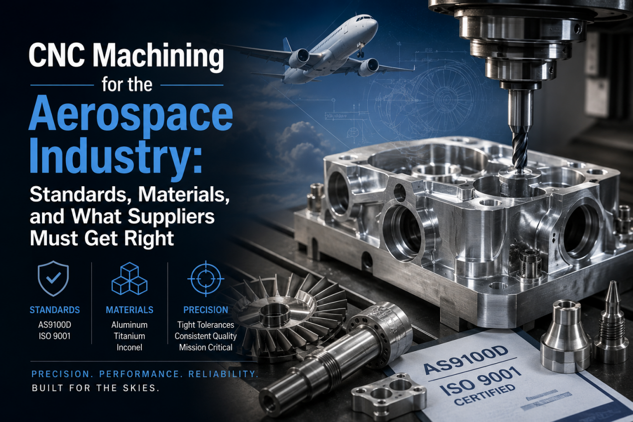 CNC Machining for the Aerospace Industry: Standards, Materials, and What Suppliers Must Get Right