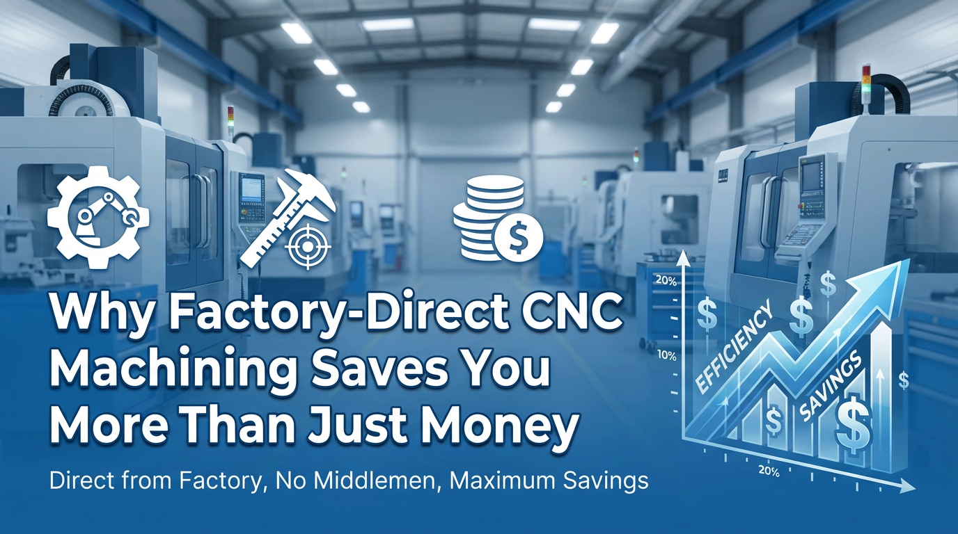 Why Factory-Direct CNC Machining Saves You More Than Just Money