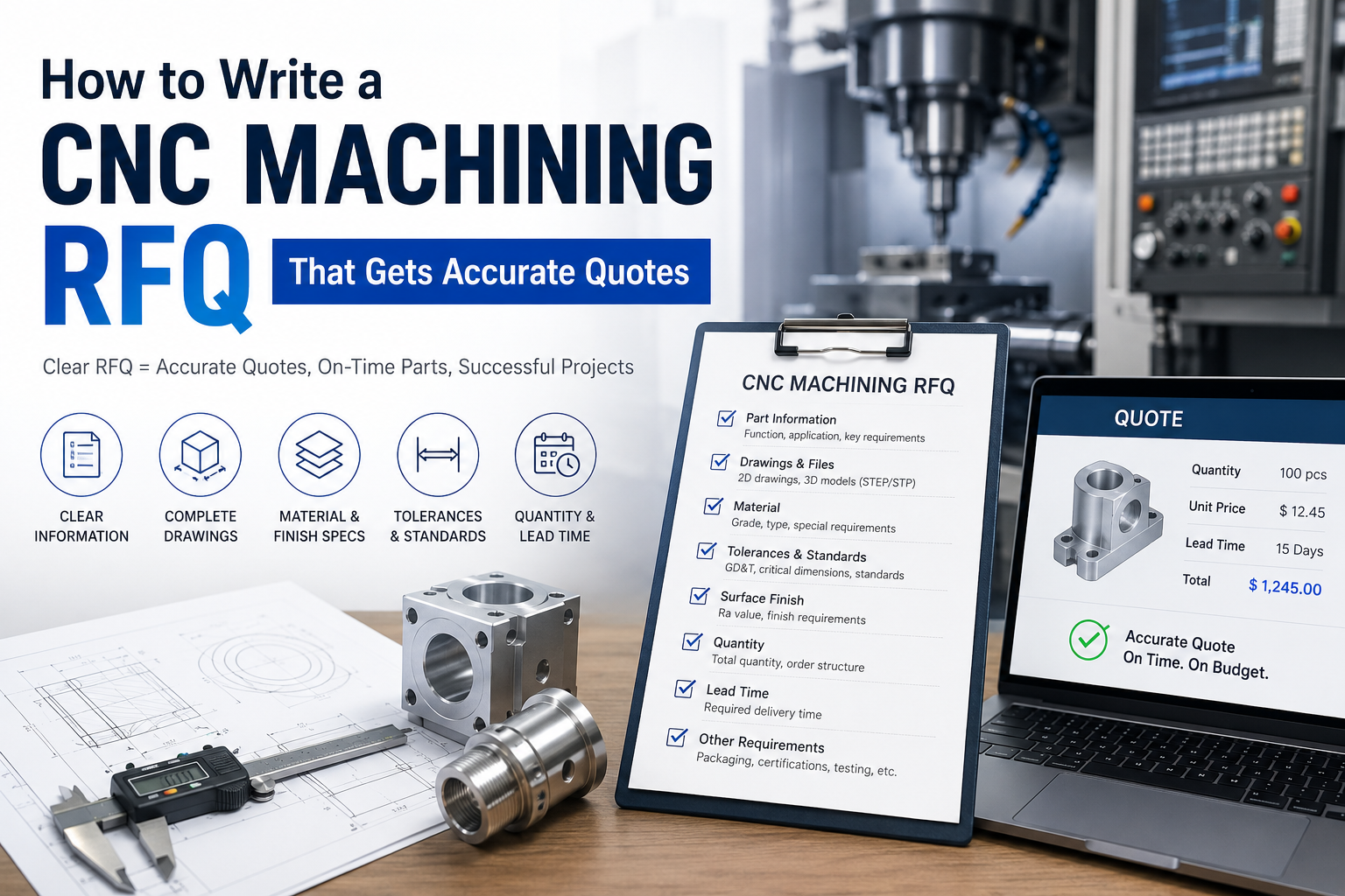 How to Write a CNC Machining RFQ That Gets Accurate Quotes