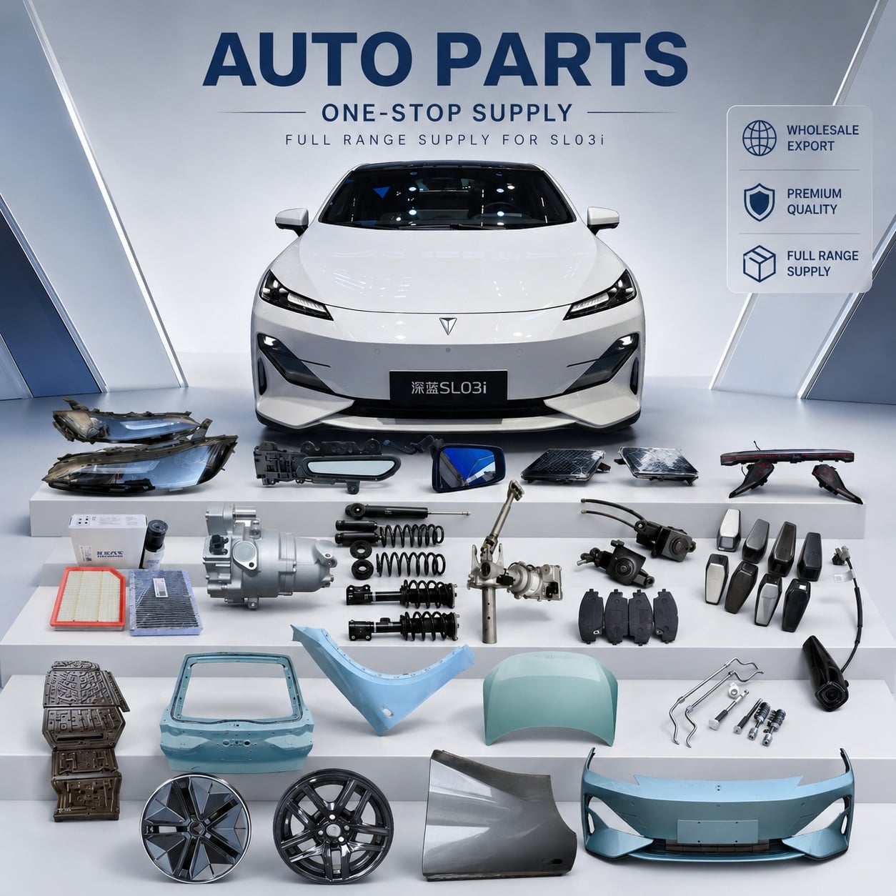 Changan Deepal SL03 S07 S05 Auto Spare Parts Supplier | EV & Hybrid Auto Components & Accessories OEM & Aftermarket Solutions