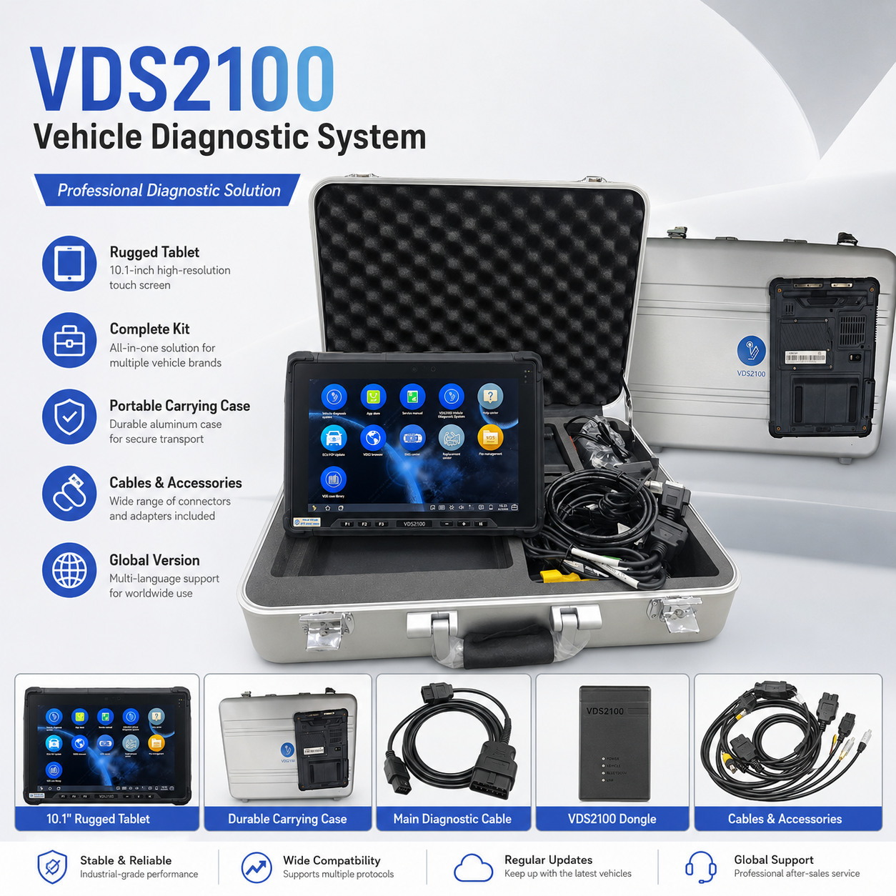 BYD VDS2100 Диагностикалық құралдың тәmin етушісі | Оригинал BYD Автокөліктерді диагностикалау жүйесі