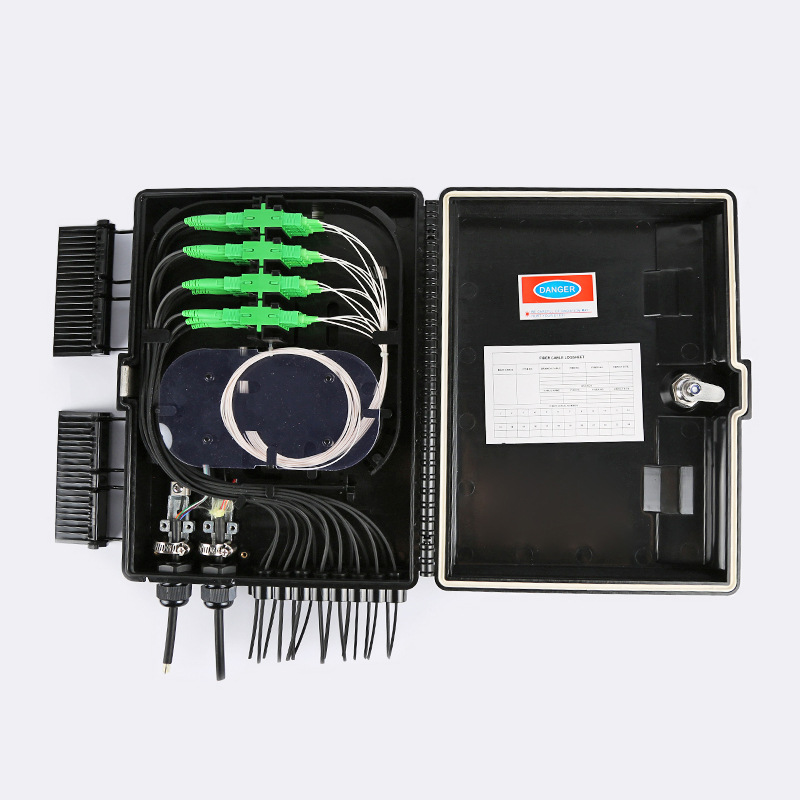 Secure Fiber Splicing and Organized Cable Management