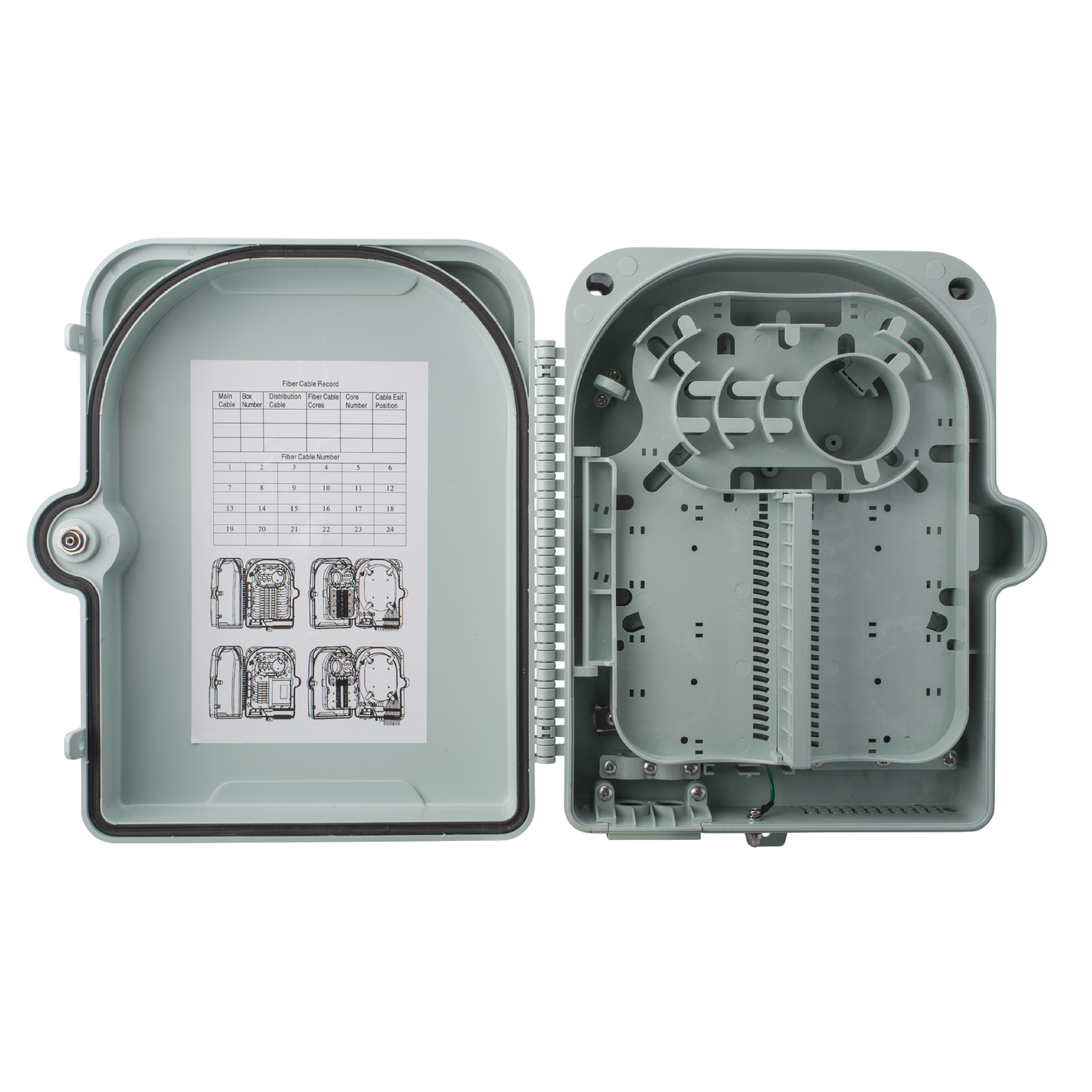 Structured Fiber Splicing