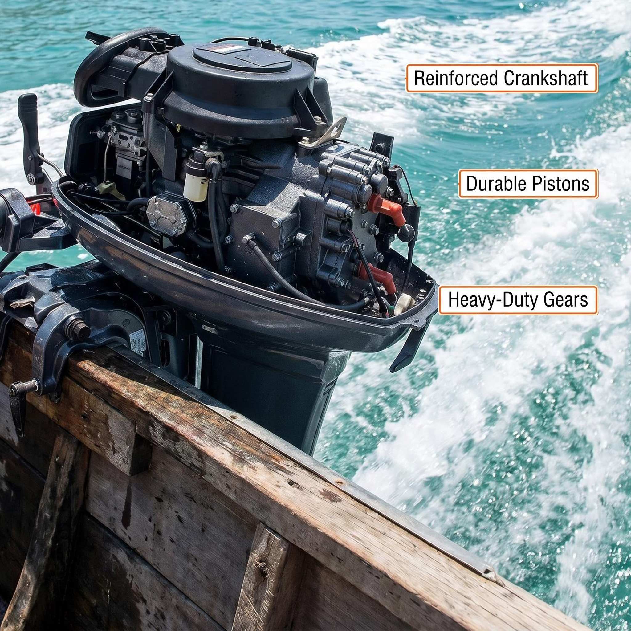 surtec outboard motor t40x-2