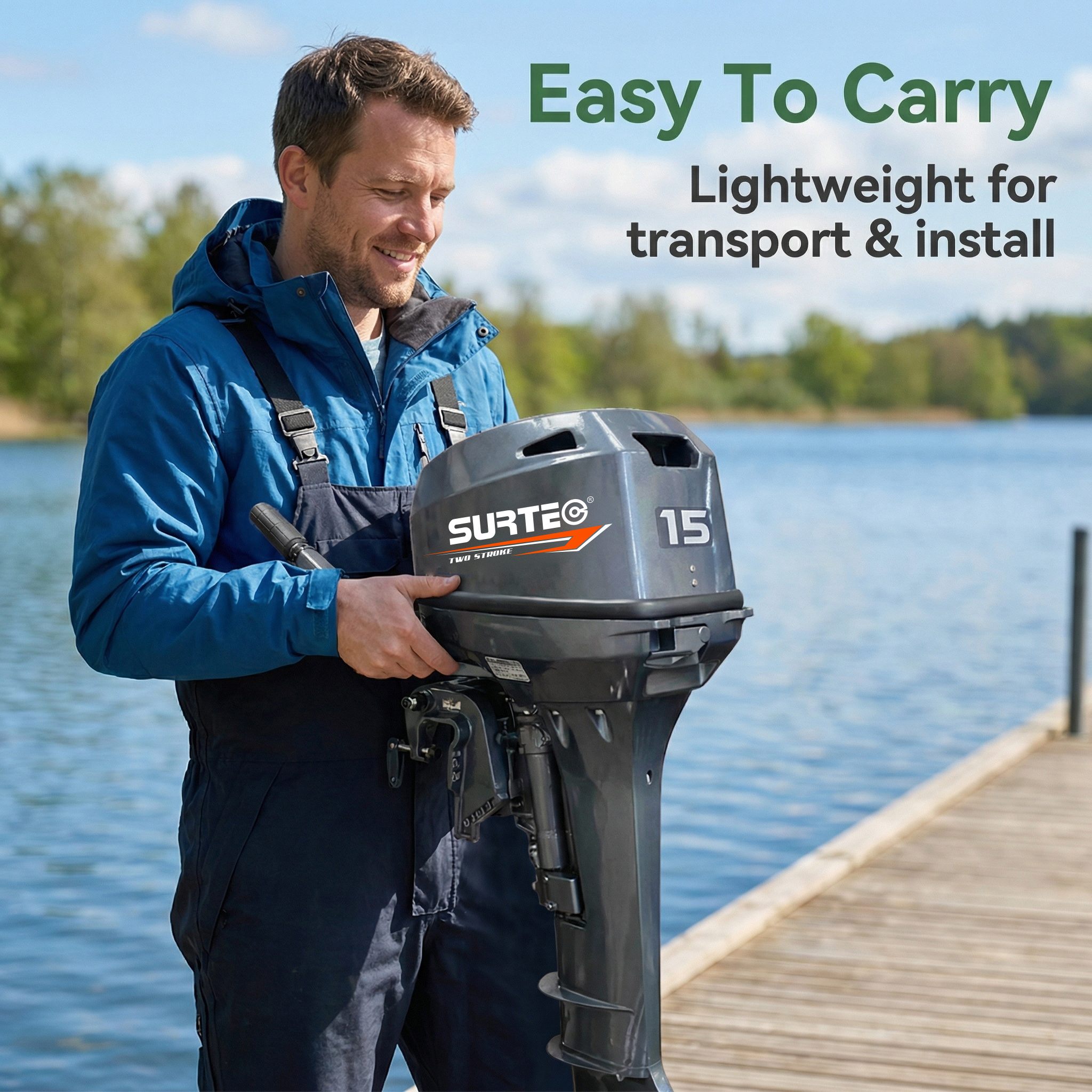 surtec outboard motor t15 6b4-2