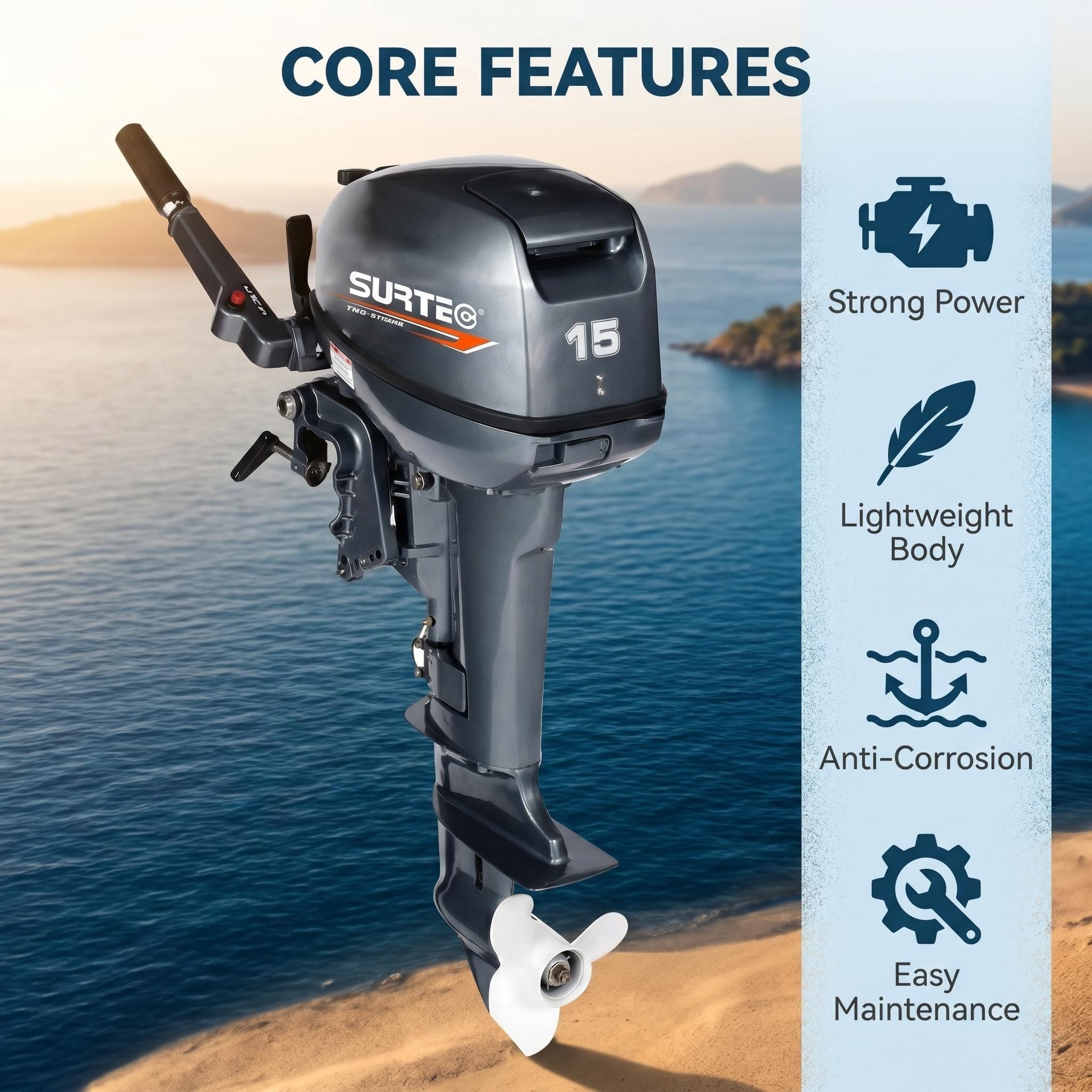 SURTEC Outboard Motor T15-63V