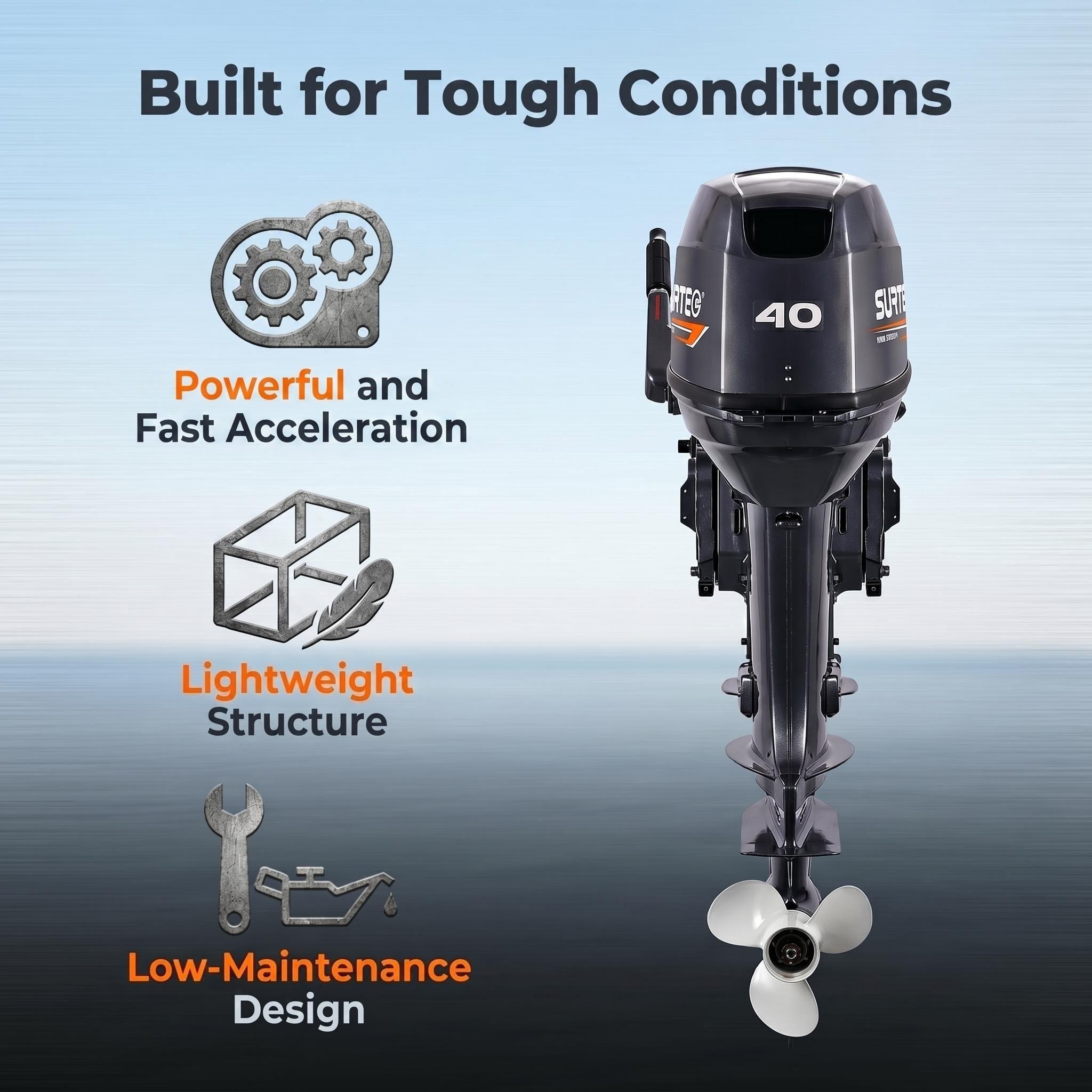 surtec outboard motor t40x-1