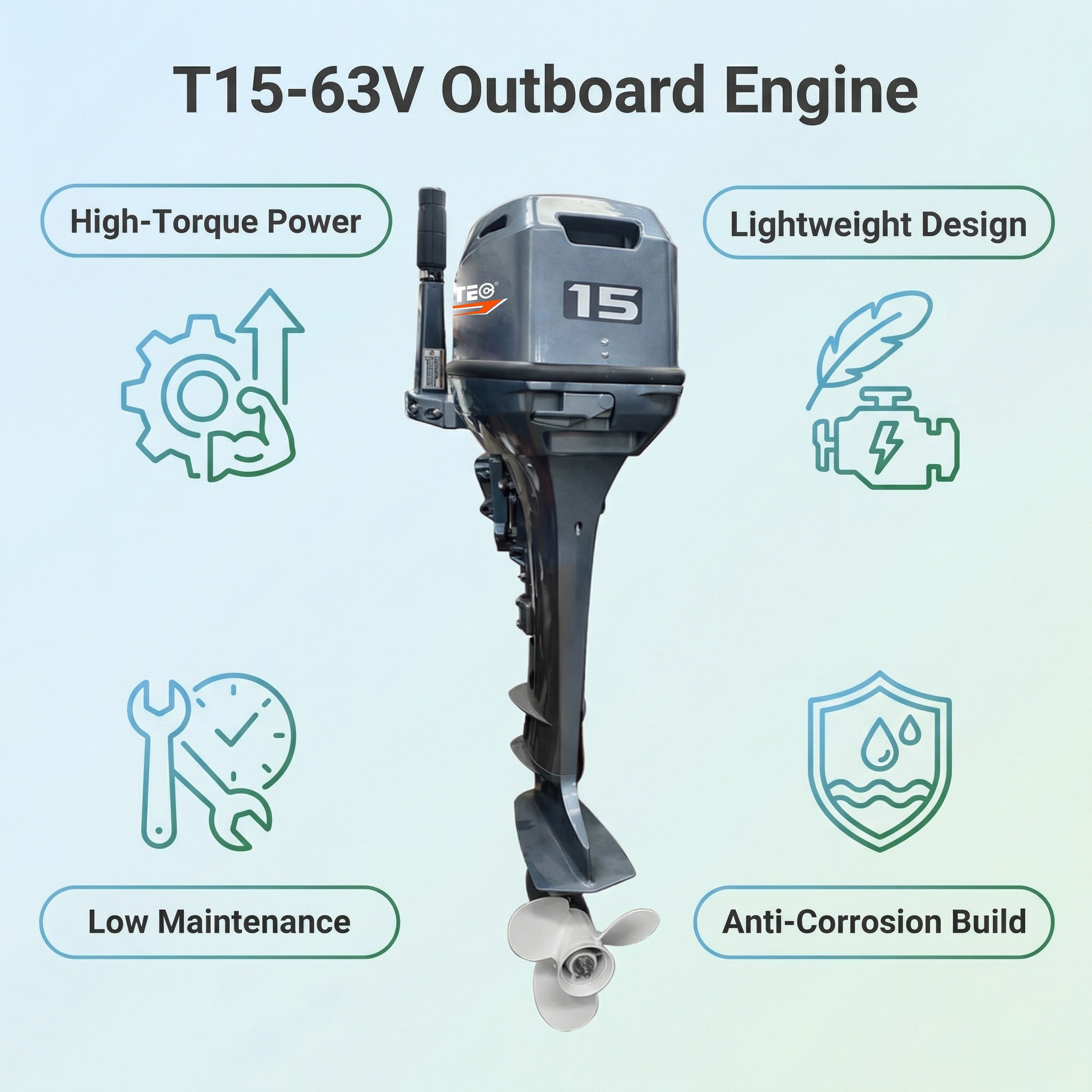 surtec outboard motor t15 6b4-0
