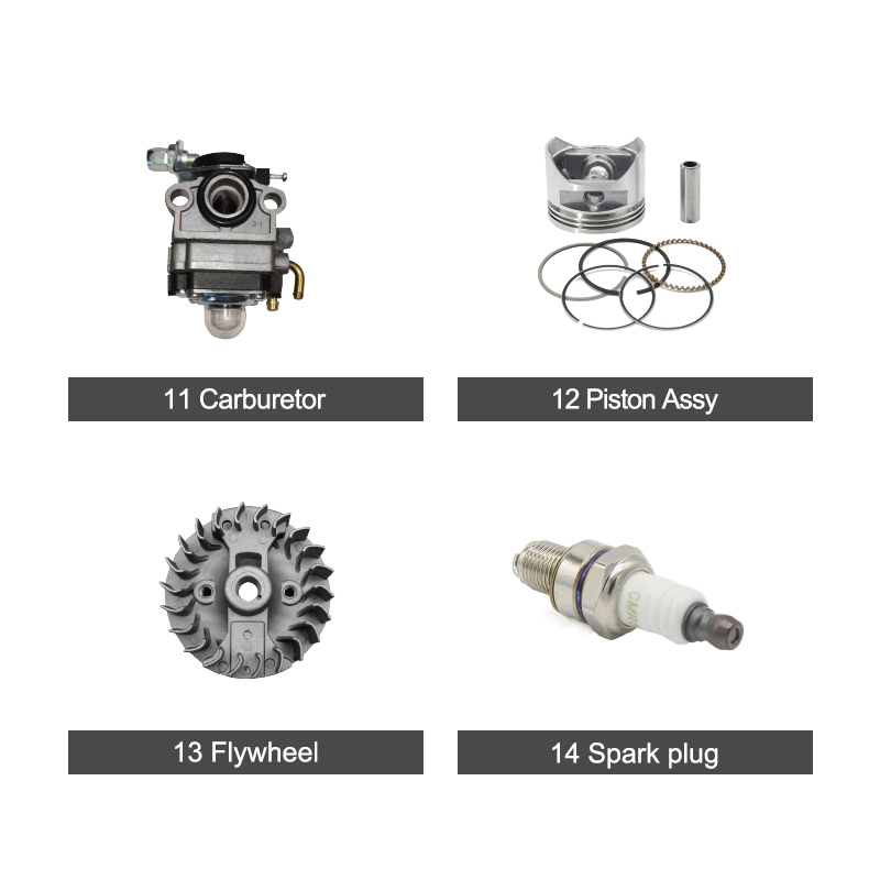 Designed for distributors, service centers, and landscaping fleets, the SURTEC NTS140CG (GX35) kit offers a complete maintenance solution for low-noise 4-stroke brush cutters. Built under strict quality control, it ensures stable performance, easy servicing, and long-term durability for grass cutting, roadside work, and farmland care—reducing fleet downtime and lowering repair costs.