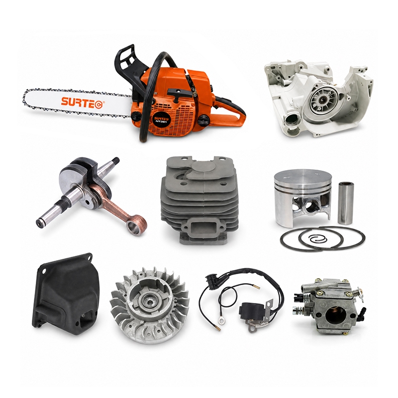 SURTEC NT6200 series high-tier spare parts are fully compatible with 61.5CC 2-stroke HUS61 gasoline chainsaws with 16–24 inch guide bars. Adopting advanced metallurgy and precision manufacturing, these high-performance components deliver brand-level quality, suitable for heavy forestry logging, farming and gardening work. With stable performance, low failure rate and competitive wholesale price, they are perfect high-profit accessories for global B2B wholesalers and importers.