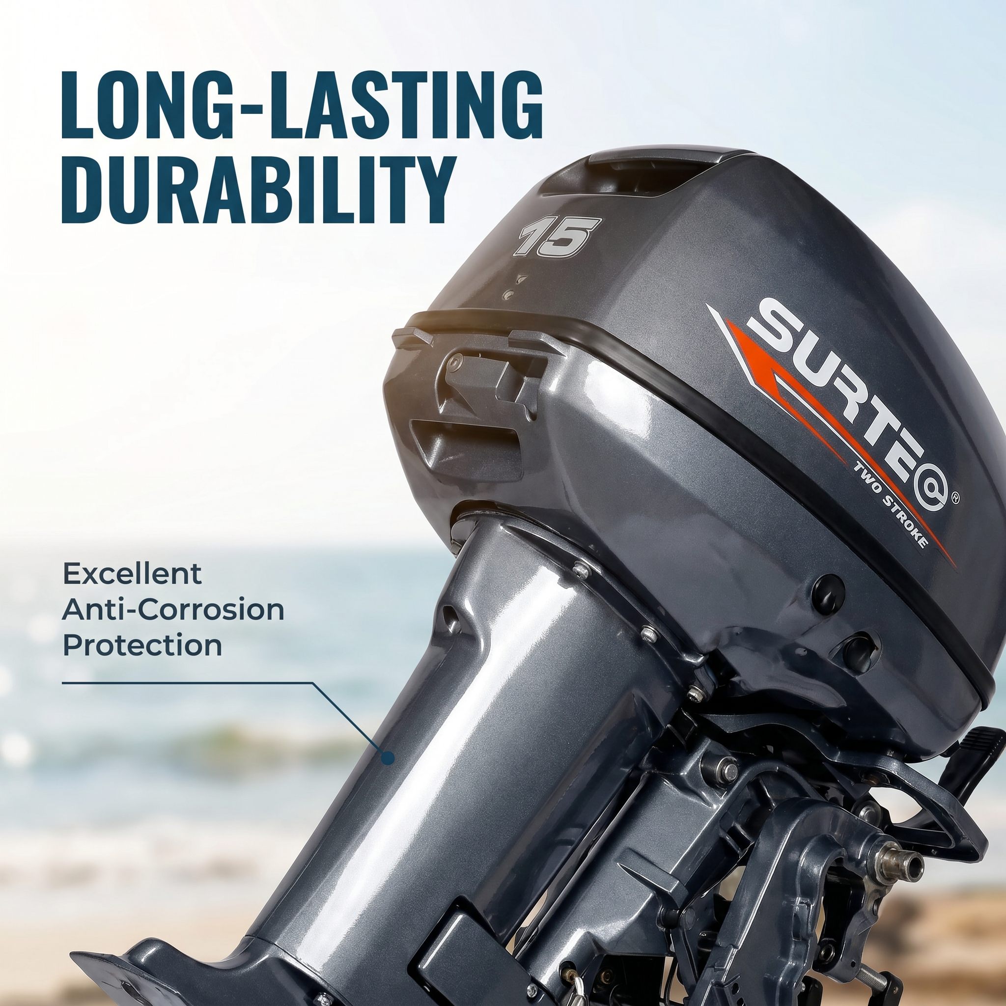 surtec outboard motor t15 63v-2