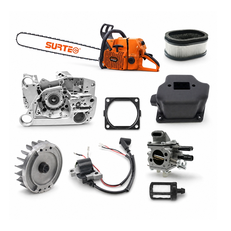 SURTEC NT9210 (MS660) series commercial-grade spare parts perfectly match 2-stroke 91.6CC MS660 industrial gasoline chainsaws. Adopting premium alloy materials and advanced manufacturing technology, these parts feature perfect installation fitment, boosted engine power and ultra-long service life, adapting to harsh forestry working conditions. With factory-level stability and high profit margins, they are excellent inventory choices for global distributors and bulk importers.