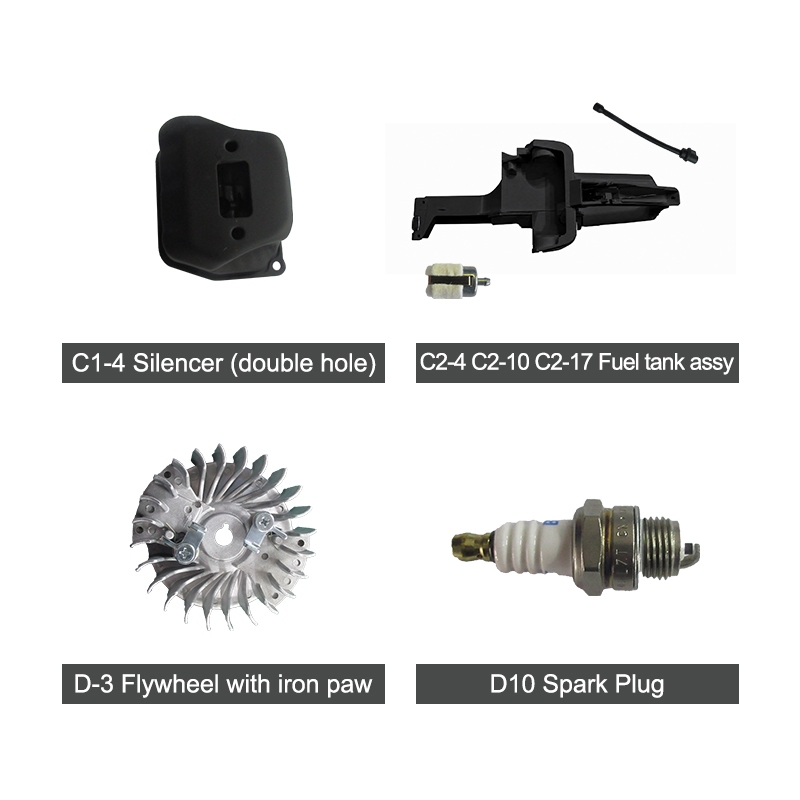 SURTEC NT4551 professional spare parts are perfectly compatible with 45CC NT4551 gasoline chainsaw, meeting CE and EURO V certification standards. Adopting premium aluminum alloy and reinforced nylon materials, these parts deliver outstanding durability and comfortable operation. Ideal for gardening, agricultural and light commercial use, these cost-effective, high-reliability accessories are perfect for global B2B wholesalers and hardware distributors.