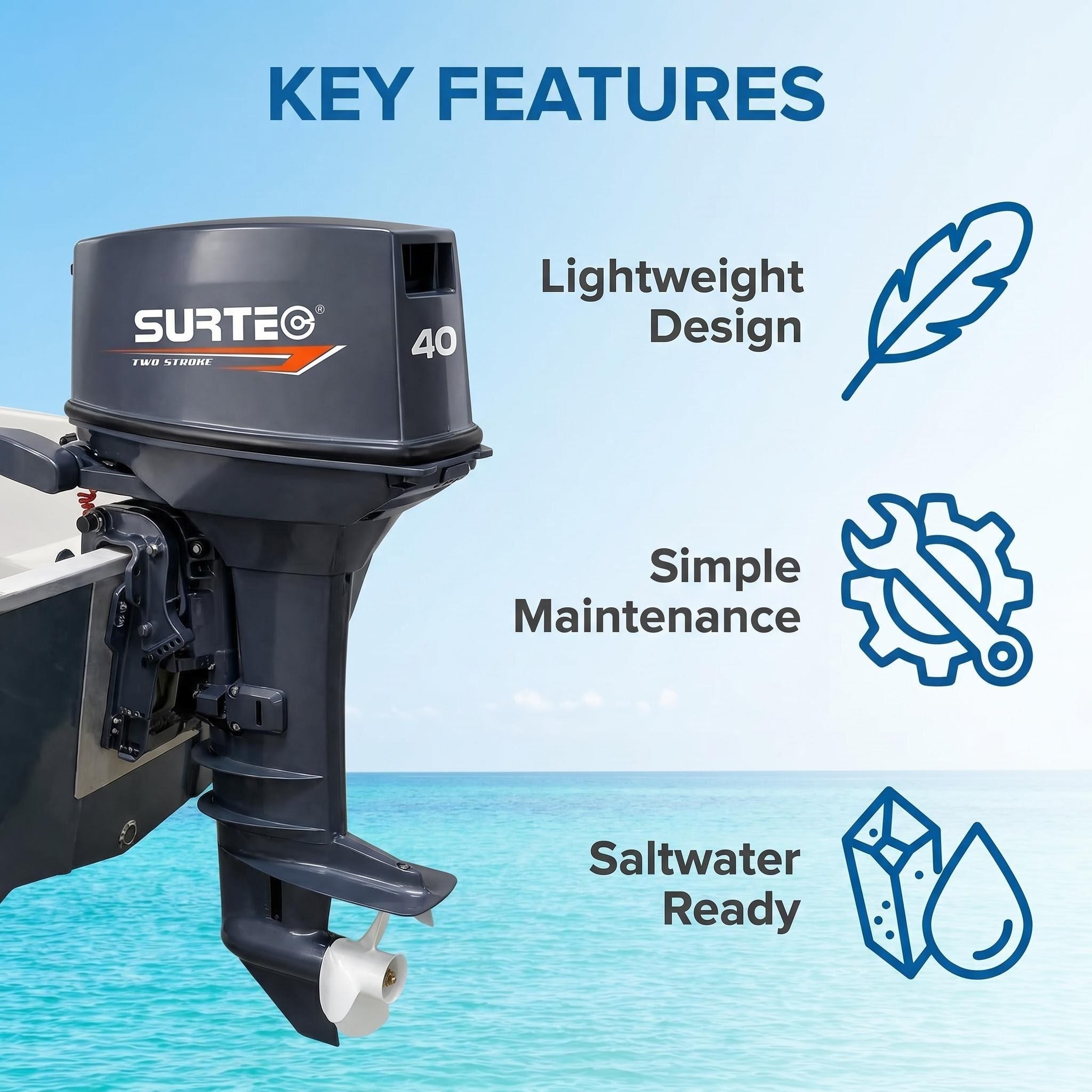 SURTEC Outboard Motor T40J