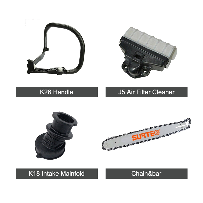 SURTEC NT3200 (MS180) series provides OEM-standard chainsaw spare parts with strict quality control. All components ensure perfect fit, stable engine operation and long service life. Designed for global wholesalers and repair centers, our cost-effective replacement parts help clients improve profit margins and market competitiveness.