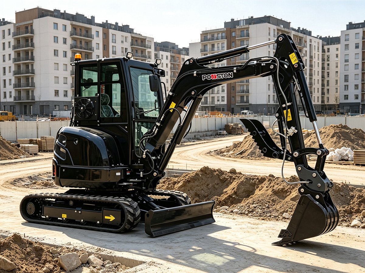 The Intelligent Manufacturing Behind a Mini Excavator Made in China