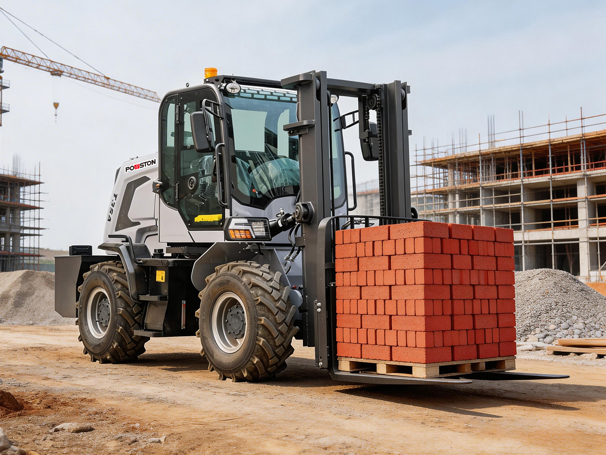 4WD Off-road Forklift for Uneven Ground