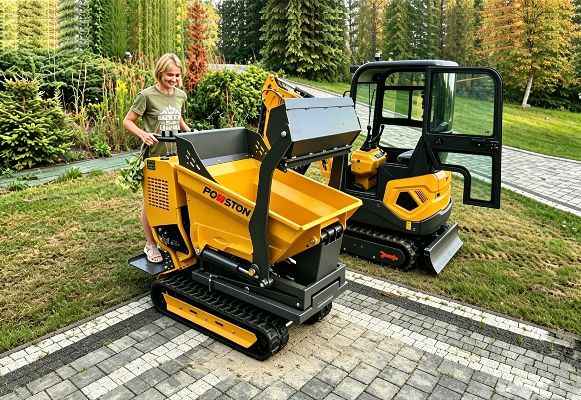 Estudio de caso del minidumper para la construcción de viviendas rurales