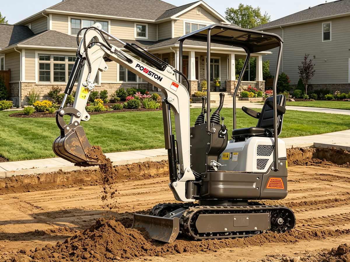 1 Ton Mini Excavator | Compact Power for Versatile Performance