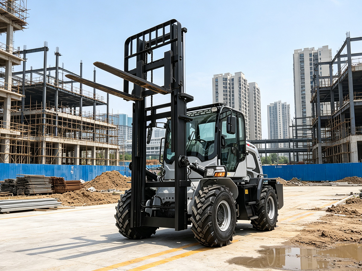 Advanced All Terrain Off-Road Forklift for Rugged Environments