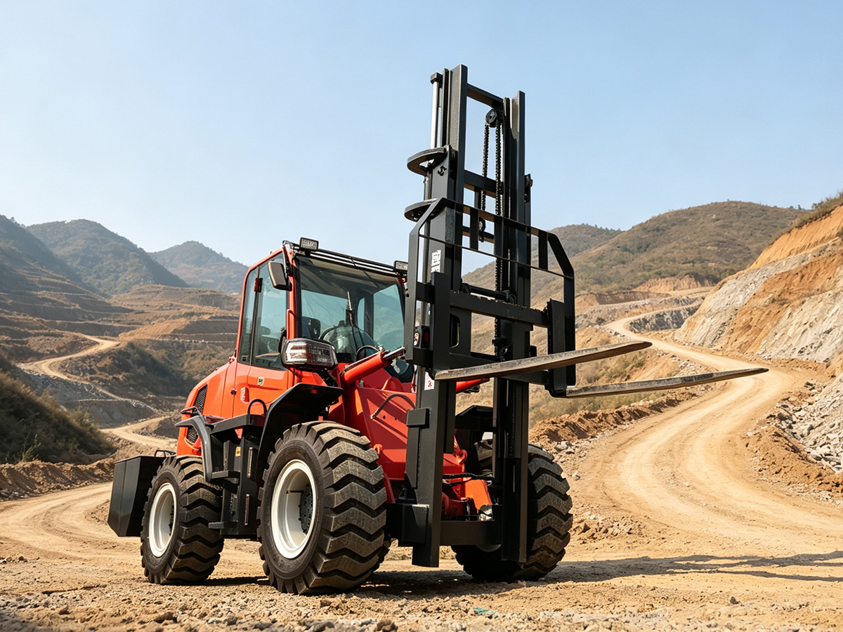 High-Performance Diesel Off-Road Forklift for Demanding Terrain | Powston Machinery