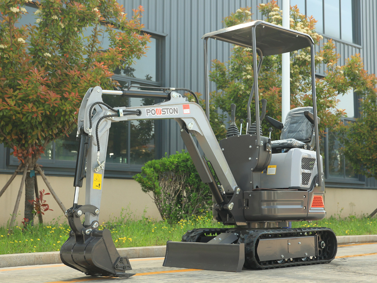 Miniexcavadora de una tonelada: potencia compacta para la construcción y el paisajismo globales