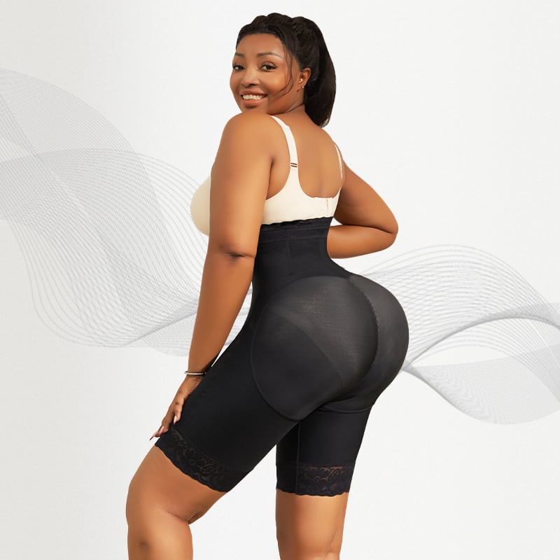 OEM High Compression Faja Shorts for BBL & Postpartum – 45% Spandex, MOQ 50