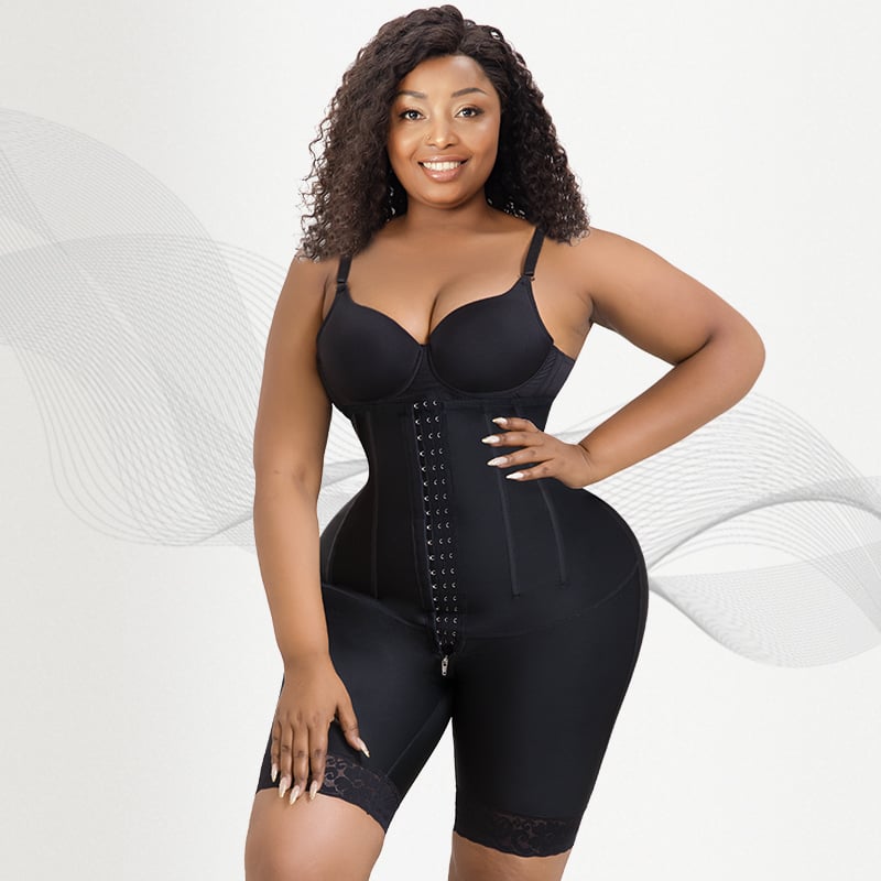 OEM-BBL-Wiederherstellung-Faja-Shorts – 6 Stahlstäbe, druckfreie Hüftzone, 45 % Spandex, MOQ 50