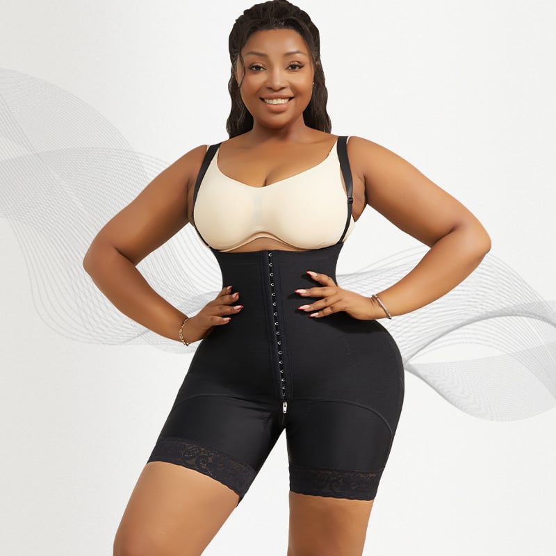 Factory Supply BL86615 – High Compression Hourglass Shorts with Butt Lifter & Detachable Straps