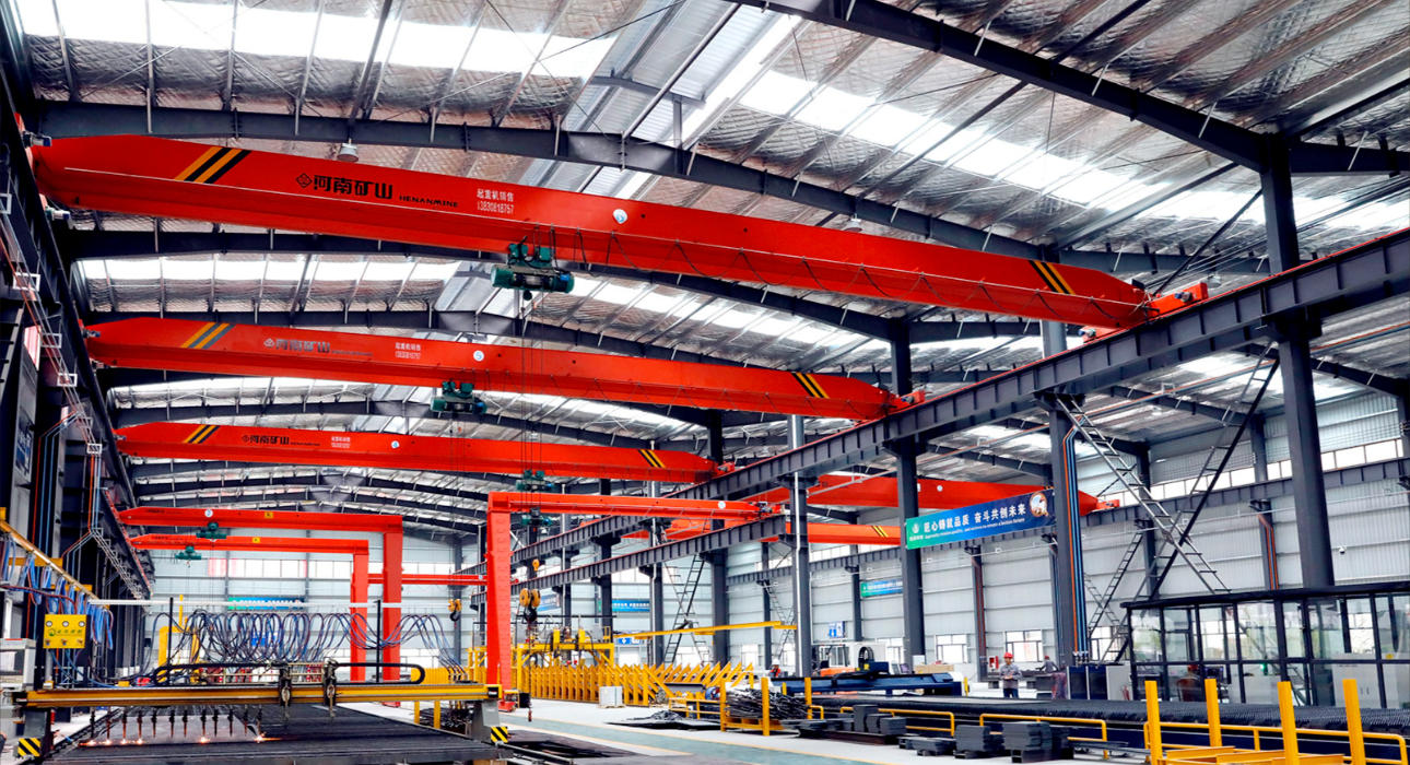 Crane Steel Structure Workshop & Steel Workshop with Overhead Crane 