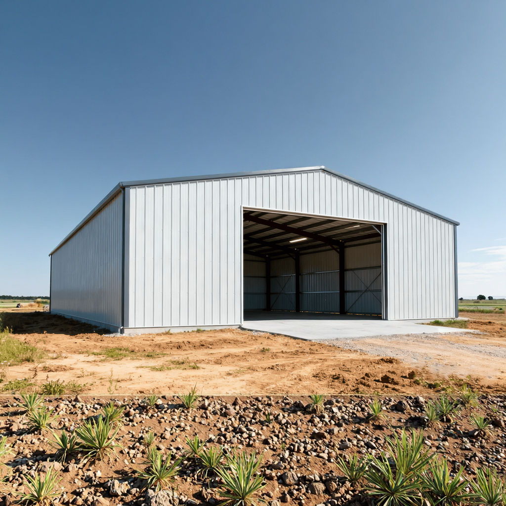 Modern Steel Structure Workshop Building