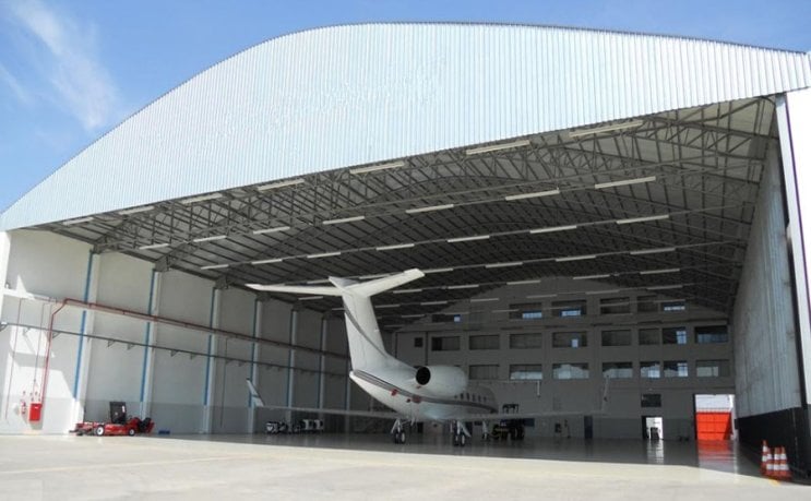 Aircraft Hangar & Equipment Storage Warehouse 