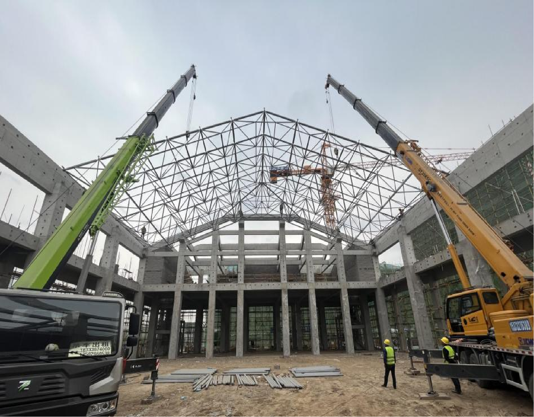 Steel Space Frame Roof Introduction manufacture