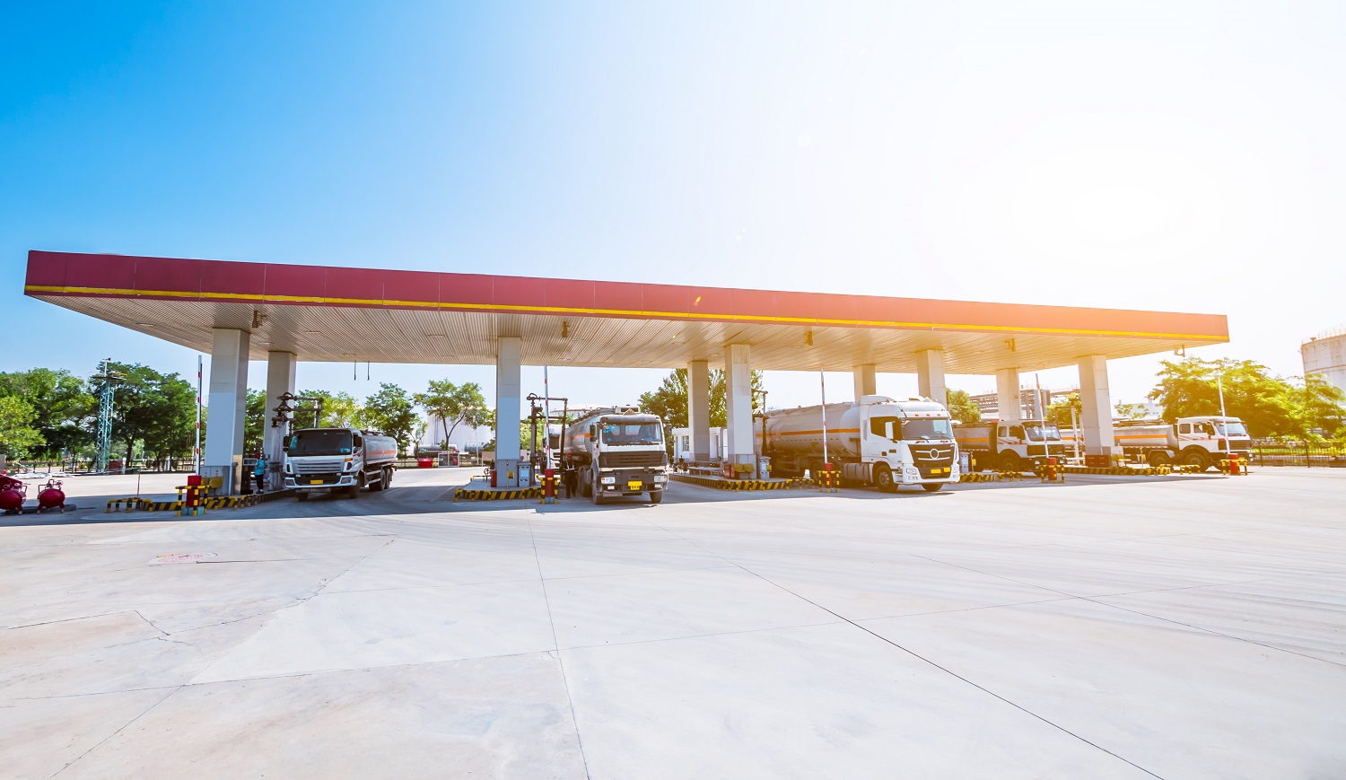 Gas Station Space Frame Canopy manufacture