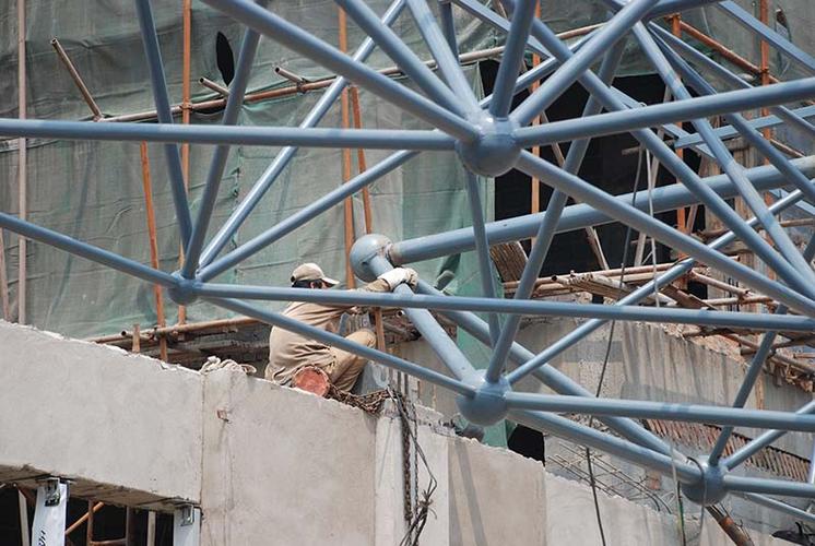 Welded Ball Space Frame Structure