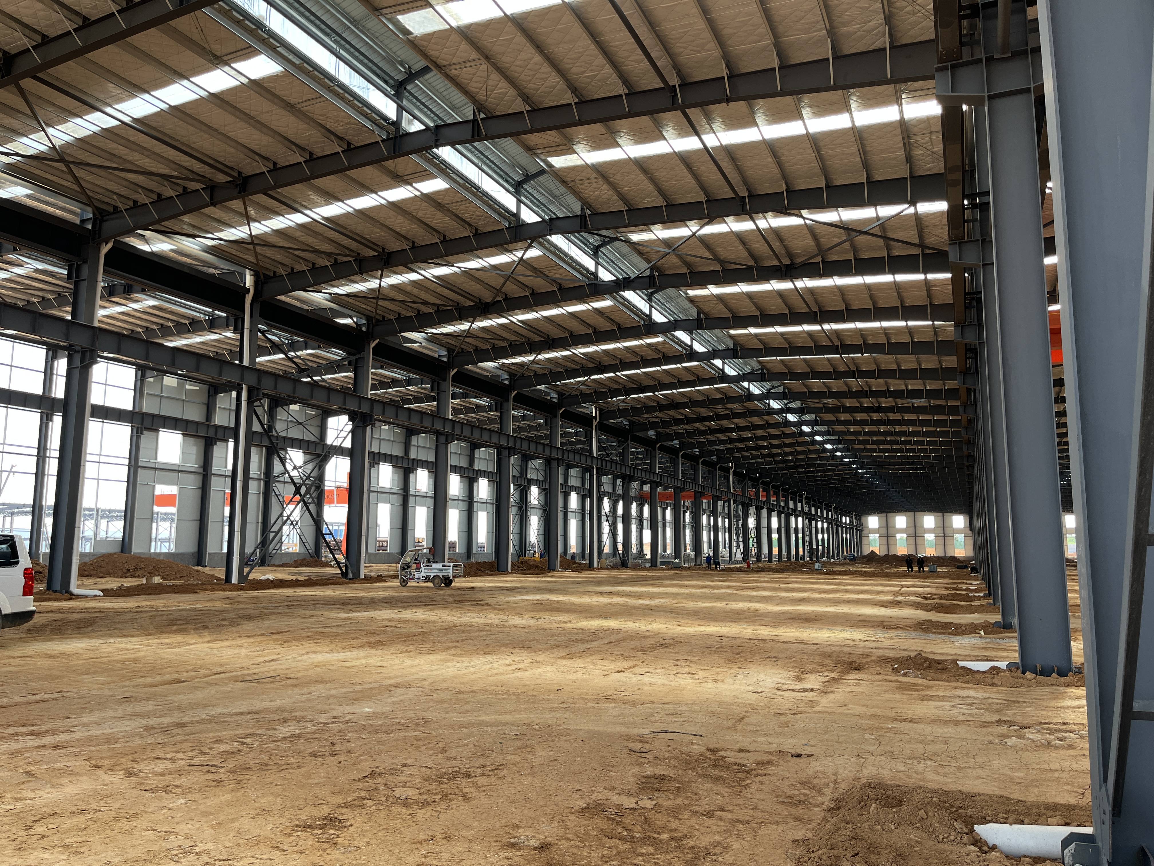 Crane Steel Structure Workshop & Steel Workshop with Overhead Crane 