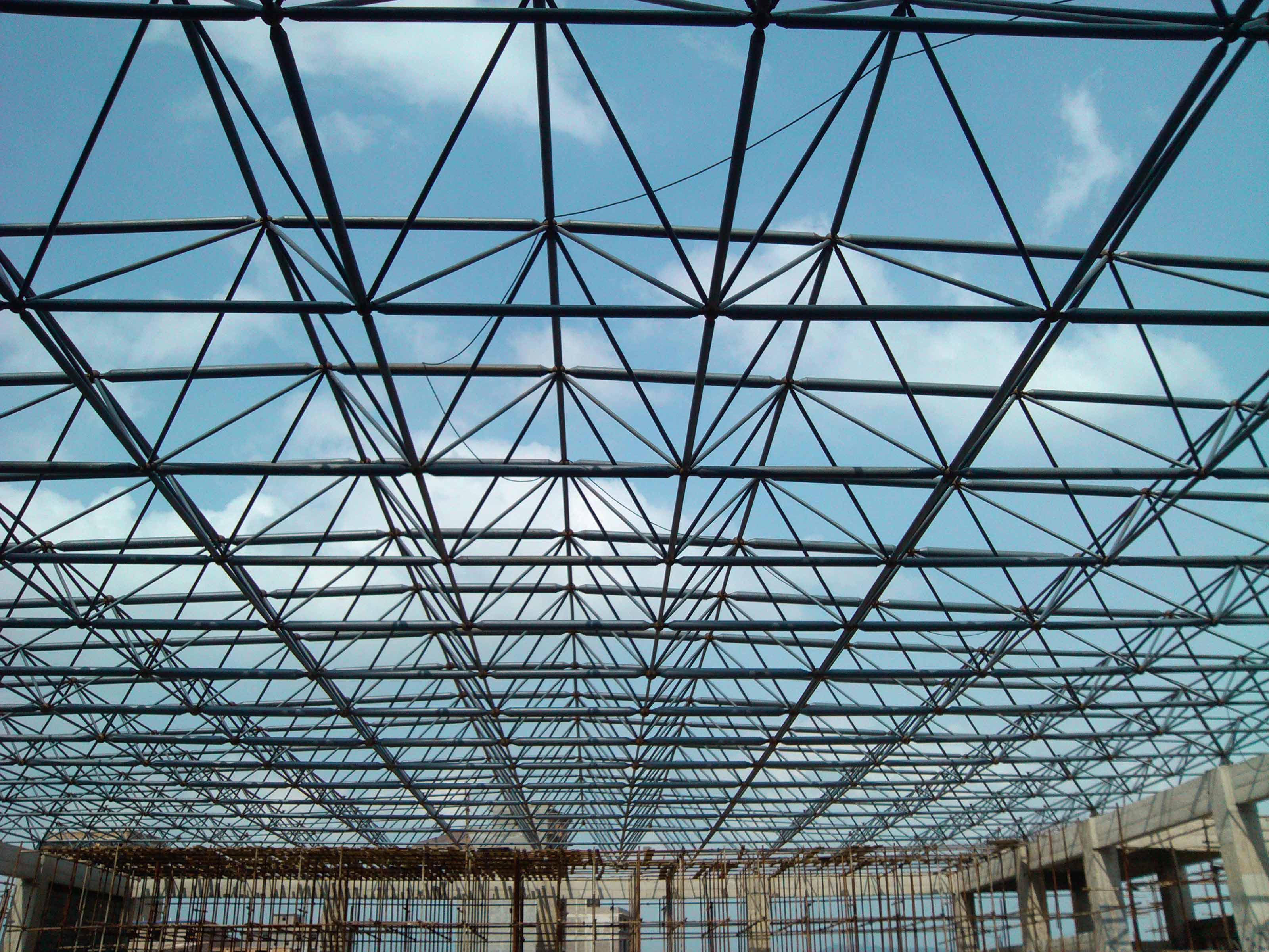 Steel Space Frame Roof Introduction factory