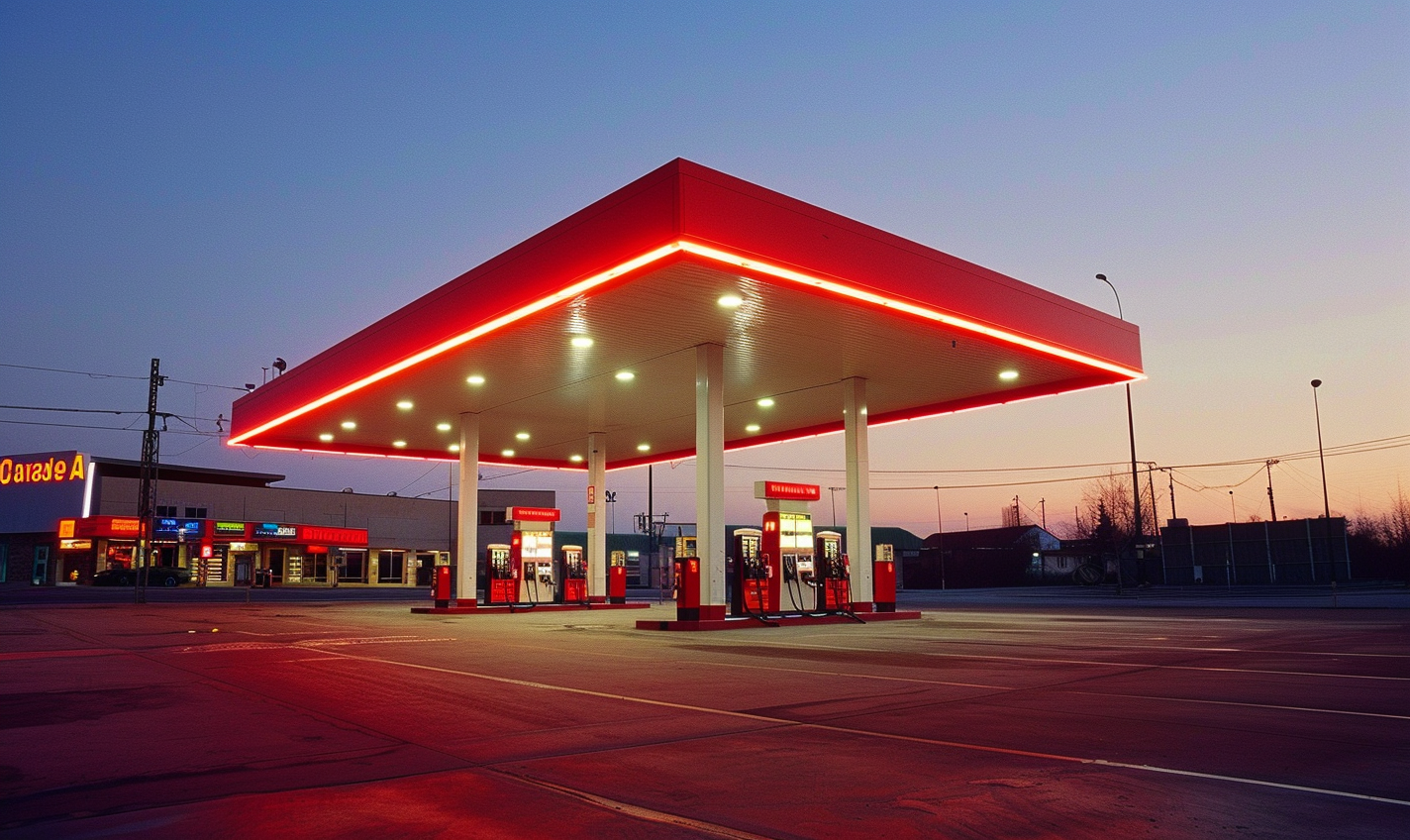 Gas Station Space Frame Canopy supplier