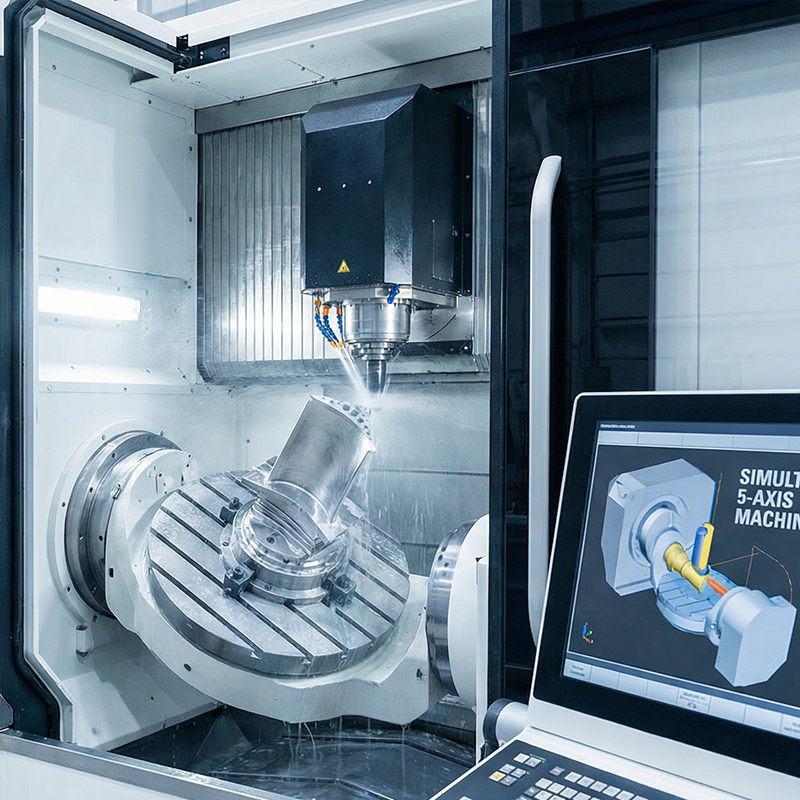 Technical Advantages of 5-Axis precision machining cnc Workflows