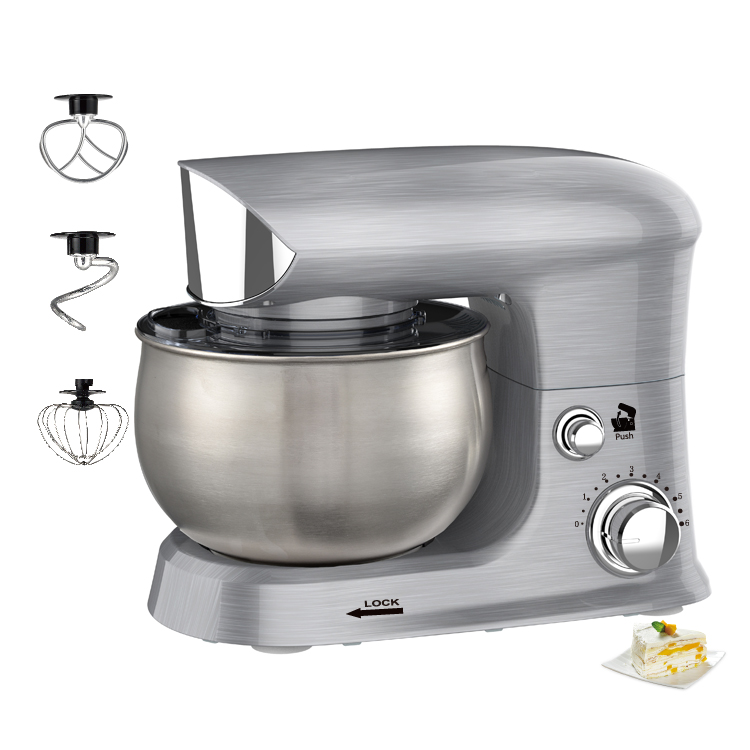 Professional 3L 4L 5L Dough Food Cake Bakery Mixer 6 Speed Kitchen House Hold Cake Dough Mixer