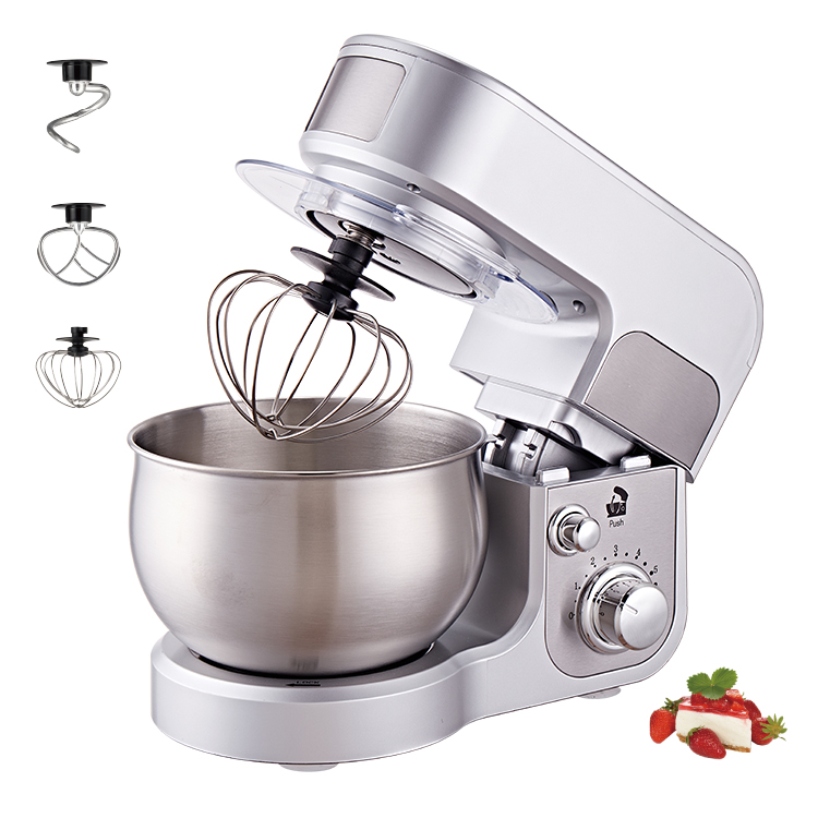 Household 3L Tilt-Head Design Fully Copper Motor Planetary Egg Flour Spiral Stand Mixer Electric Dough Mixer