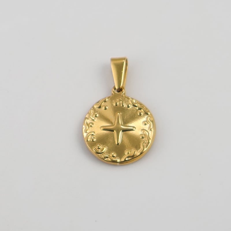  Scratch Resistant Jewelry Religious  Pendant Fine Carving Charm With Cross