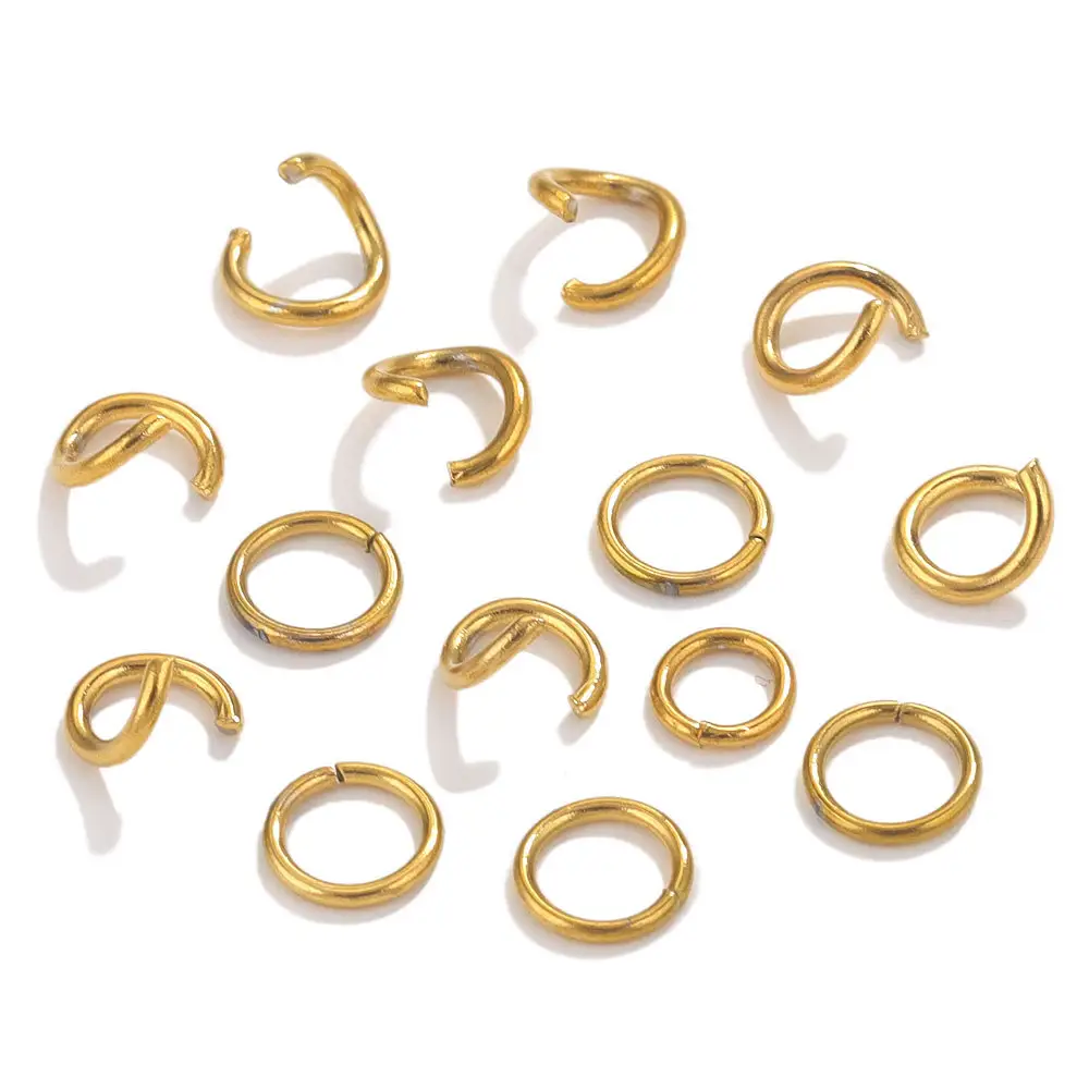 Wholesale  Stainless Steel Open Jump Rings Jewelry Making DIY Findings for Necklace Bracelet Earring Accessories Pendant Connection